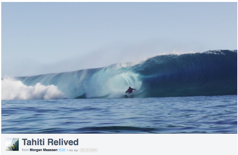 あまりに美しいKelly Slaterのbackside映像@ Teahupo’o by Morgan Maassen