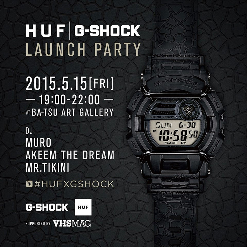 HUF×G-SHOCKコラボモデル『GD-400HUF-1JR』がいよいよリリース！